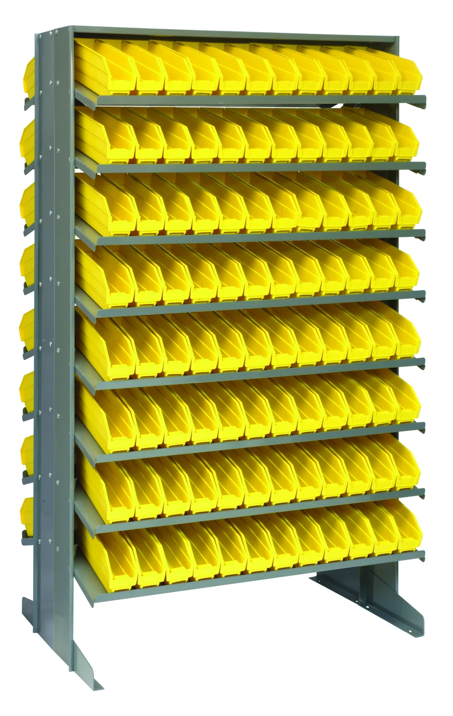 Quantum QPRD-100YL Pick Rack, 24"L x 36"W x 60"H, 800 lb capacity, Gray
