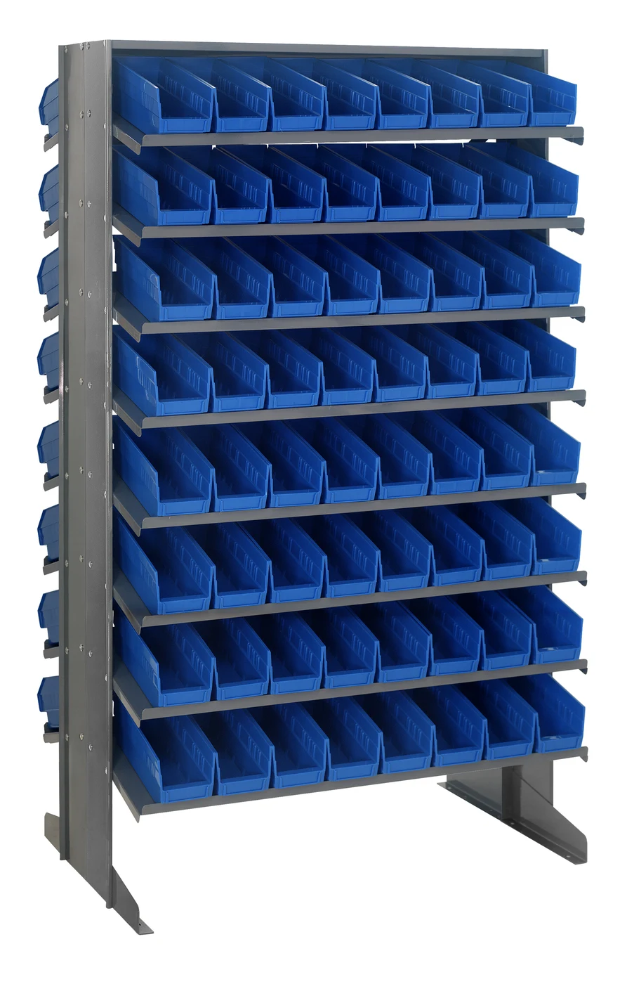 Quantum QPRD-101BL Pick Rack, 24"L x 36"W x 60"H, 800 lb capacity, Gray
