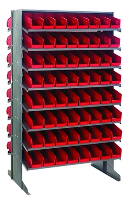 Quantum QPRD-101RD Pick Rack, 24"L x 36"W x 60"H, 800 lb capacity, Gray
