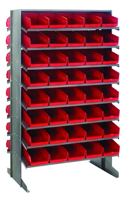 Quantum QPRD-102RD Pick Rack, 24"L x 36"W x 60"H, 800 lb capacity, Gray