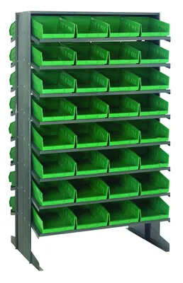 Quantum QPRD-107GN Pick Rack, 24"L x 36"W x 60"H, 800 lb capacity, Gray