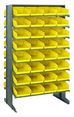 Quantum QPRD-107YL Pick Rack, 24"L x 36"W x 60"H, 800 lb capacity, Gray