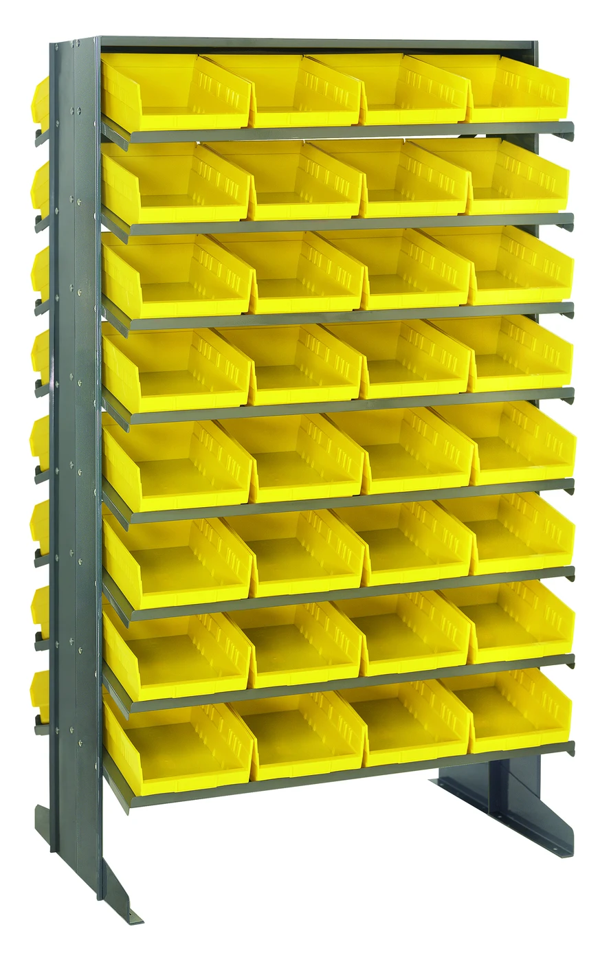 Quantum QPRD-107YL Pick Rack, 24"L x 36"W x 60"H, 800 lb capacity, Gray