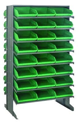 Quantum QPRD-109GN Pick Rack, 24"L x 36"W x 60"H, 800 lb capacity, Gray