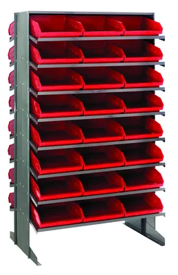 Quantum QPRD-109RD Pick Rack, 24"L x 36"W x 60"H, 800 lb capacity, Gray