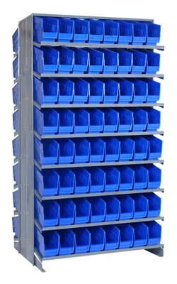 Quantum QPRD-201BL Pick Rack, 24"L x 36"W x 63-1/2"H, 800 lb capacity, Gray