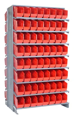 Quantum QPRD-201RD Pick Rack, 24"L x 36"W x 63-1/2"H, 800 lb capacity, Gray