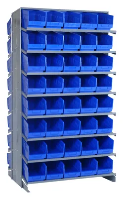 Quantum QPRD-202BL Pick Rack, 24"L x 36"W x 63-1/2"H, 800 lb capacity, Gray