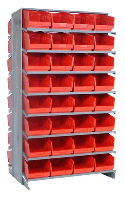 Quantum QPRD-207RD Pick Rack, 24"L x 36"W x 63-1/2"H, 800 lb capacity, Gray