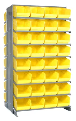 Quantum QPRD-207YL Pick Rack, 24"L x 36"W x 63-1/2"H, 800 lb capacity, Gray
