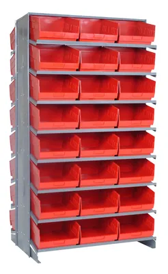 Quantum QPRD-209RD Pick Rack, 24"L x 36"W x 63-1/2"H, 800 lb capacity, Gray