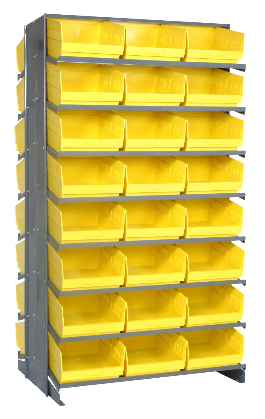 Quantum QPRD-209YL Pick Rack, 24"L x 36"W x 63-1/2"H, 800 lb capacity, Gray