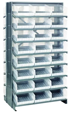 Quantum QPRD-209CL Pick Rack, 24"L x 36"W x 63-1/2"H, 800 lb capacity, Gray