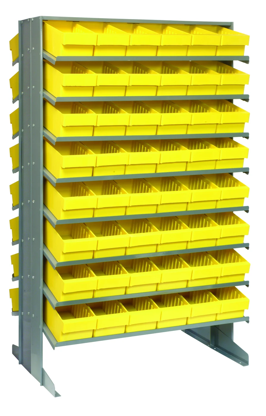 Quantum QPRD-601YL Pick Rack, 24"L x 36"W x 60"H, 800 lb capacity, Gray