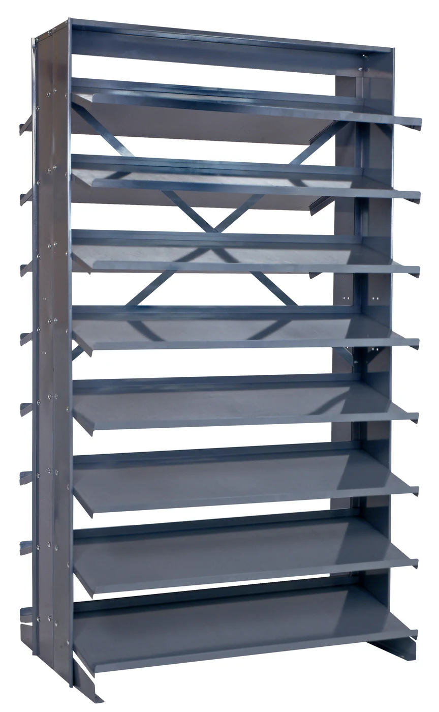 Quantum QPRD18-6 Pick Rack, 36"L x 36"W x 63-1/2"H, 800 lb capacity, Gray