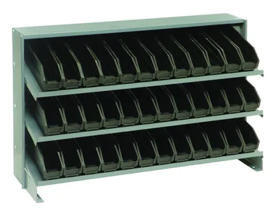 Quantum QPRHA-100BK Pick Rack, 12-1/2"L x 36"W x 23"H, 250 lb capacity, Gray