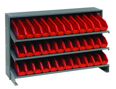 Quantum QPRHA-100RD Pick Rack, 12-1/2"L x 36"W x 23"H, 250 lb capacity, Gray