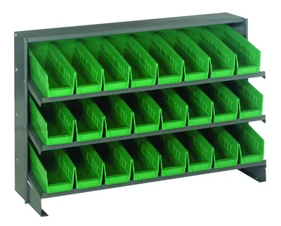 Quantum QPRHA-101GN Pick Rack, 12-1/2"L x 36"W x 23"H, 250 lb capacity, Gray
