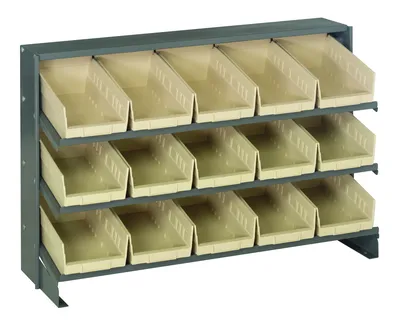 Quantum QPRHA-102IV Pick Rack, 12-1/2"L x 36"W x 23"H, 250 lb capacity, Gray