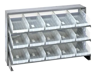 Quantum QPRHA-102CL Pick Rack, 12-1/2"L x 36"W x 23"H, 250 lb capacity, Gray