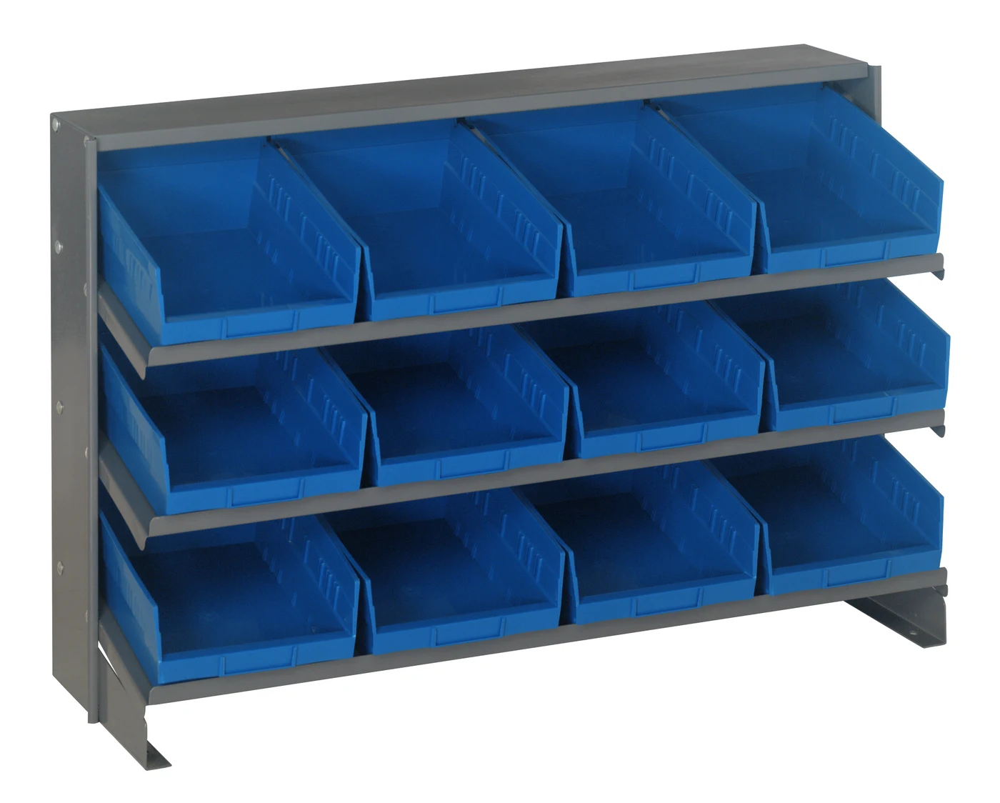 Quantum QPRHA-107BL Pick Rack, 12-1/2"L x 36"W x 23"H, 250 lb capacity, Gray