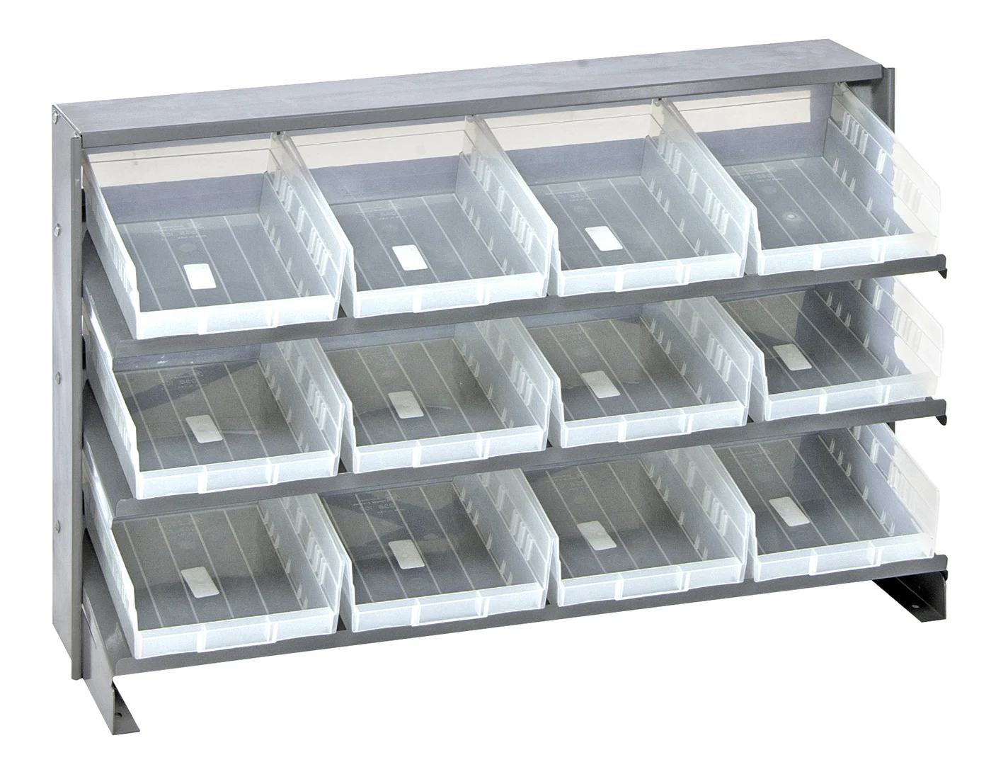 Quantum QPRHA-107CL Pick Rack, 12-1/2"L x 36"W x 23"H, 250 lb capacity, Gray
