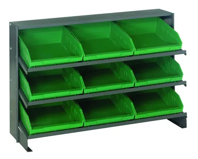 Quantum QPRHA-109GN Pick Rack, 12-1/2"L x 36"W x 23"H, 250 lb capacity, Gray