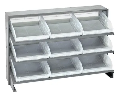 Quantum QPRHA-109CL Pick Rack, 12-1/2"L x 36"W x 23"H, 250 lb capacity, Gray