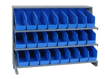 Quantum QPRHA-201BL Pick Rack, 12"L x 36"W x 26-1/2"H, 250 lb capacity, Gray