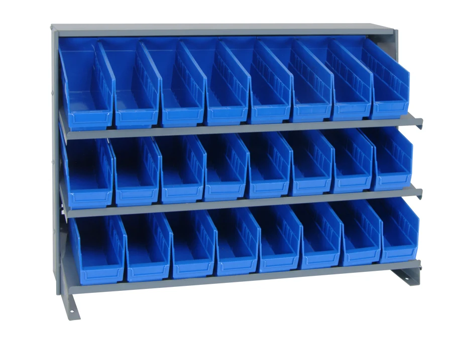 Quantum QPRHA-201BL Pick Rack, 12"L x 36"W x 26-1/2"H, 250 lb capacity, Gray