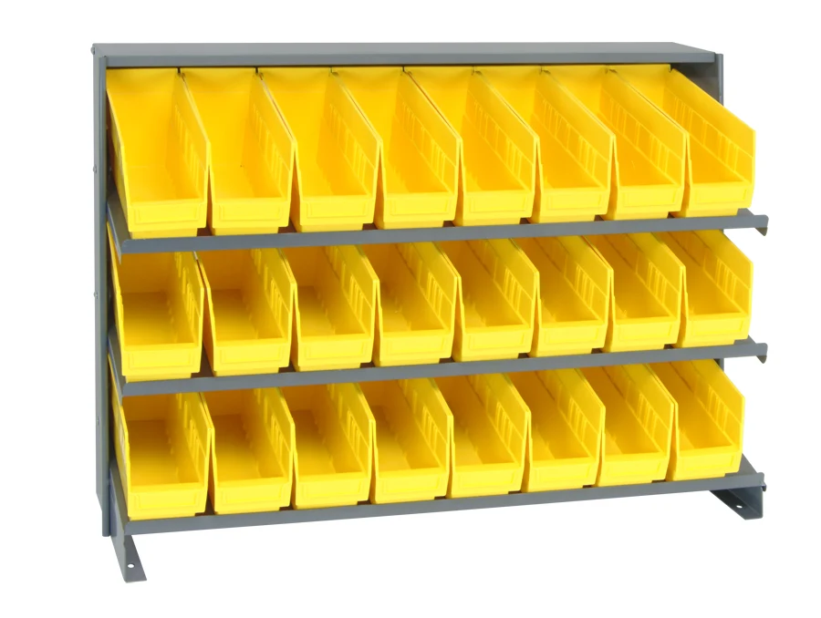 Quantum QPRHA-201YL Pick Rack, 12"L x 36"W x 26-1/2"H, 250 lb capacity, Gray