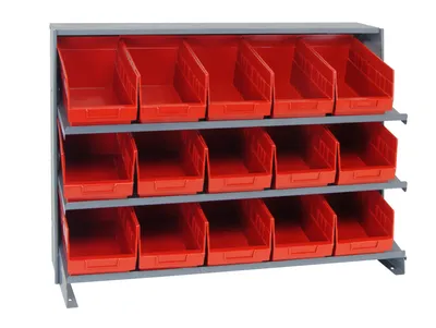 Quantum QPRHA-202RD Pick Rack, 12"L x 36"W x 26-1/2"H, 250 lb capacity, Gray