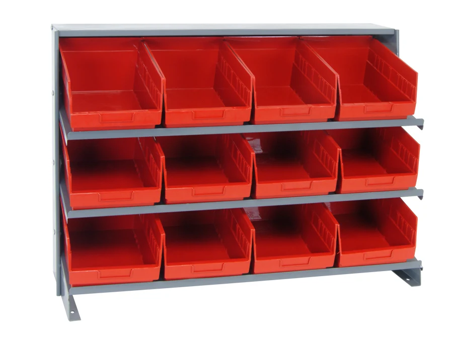 Quantum QPRHA-207RD Pick Rack, 12"L x 36"W x 26-1/2"H, 250 lb capacity, Gray