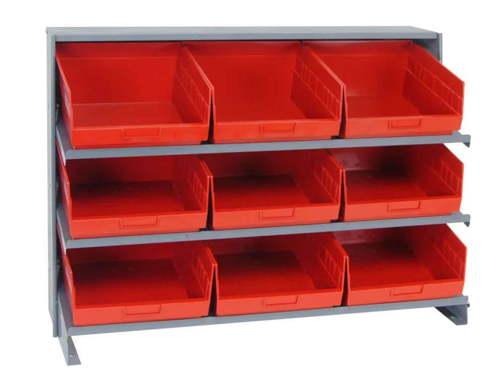Quantum QPRHA-209RD Pick Rack, 12"L x 36"W x 26-1/2"H, 250 lb capacity, Gray