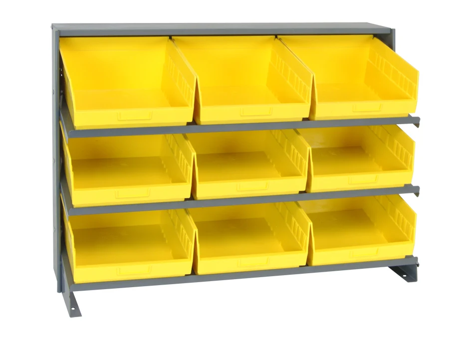 Quantum QPRHA-209YL Pick Rack, 12"L x 36"W x 26-1/2"H, 250 lb capacity, Gray