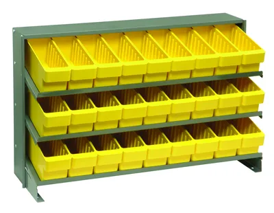 Quantum QPRHA-501YL Pick Rack, 12-1/2"L x 36"W x 23"H, 250 lb capacity, Gray
