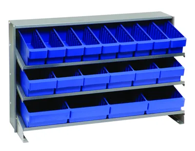 Quantum QPRHA-567BL Pick Rack, 12-1/2"L x 36"W x 23"H, 250 lb capacity, Gray