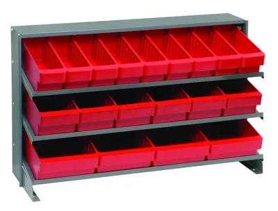 Quantum QPRHA-567RD Pick Rack, 12-1/2"L x 36"W x 23"H, 250 lb capacity, Gray