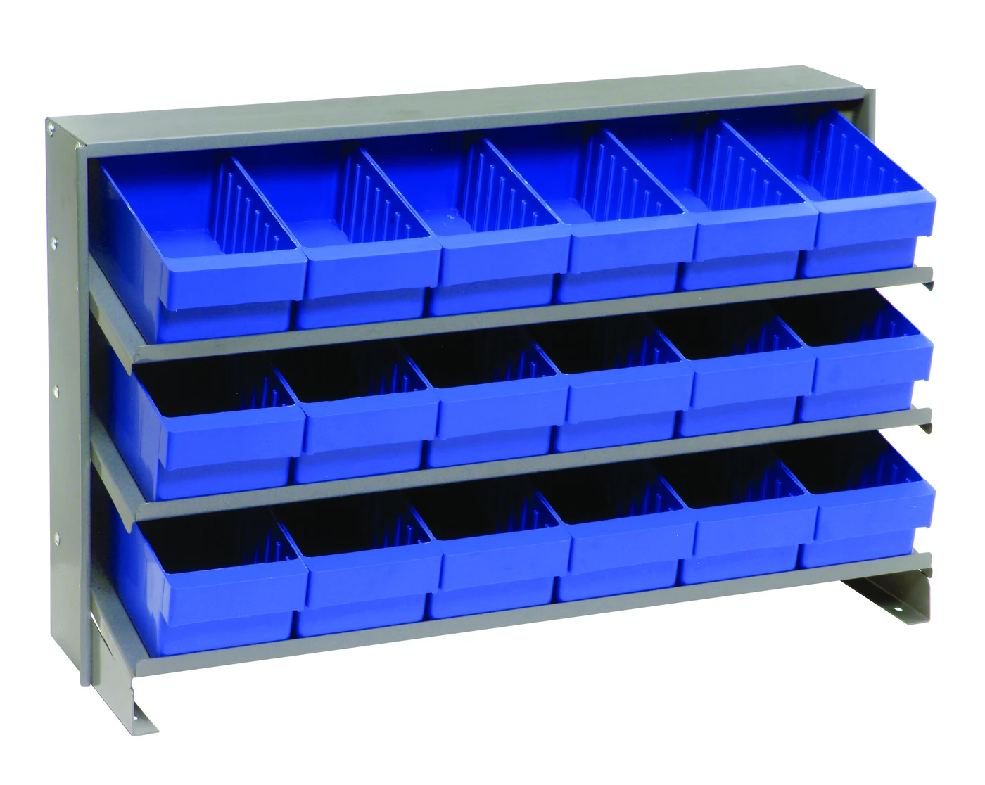 Quantum QPRHA-601BL Pick Rack, 12-1/2"L x 36"W x 23"H, 250 lb capacity, Gray