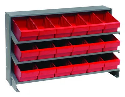 Quantum QPRHA-601RD Pick Rack, 12-1/2"L x 36"W x 23"H, 250 lb capacity, Gray