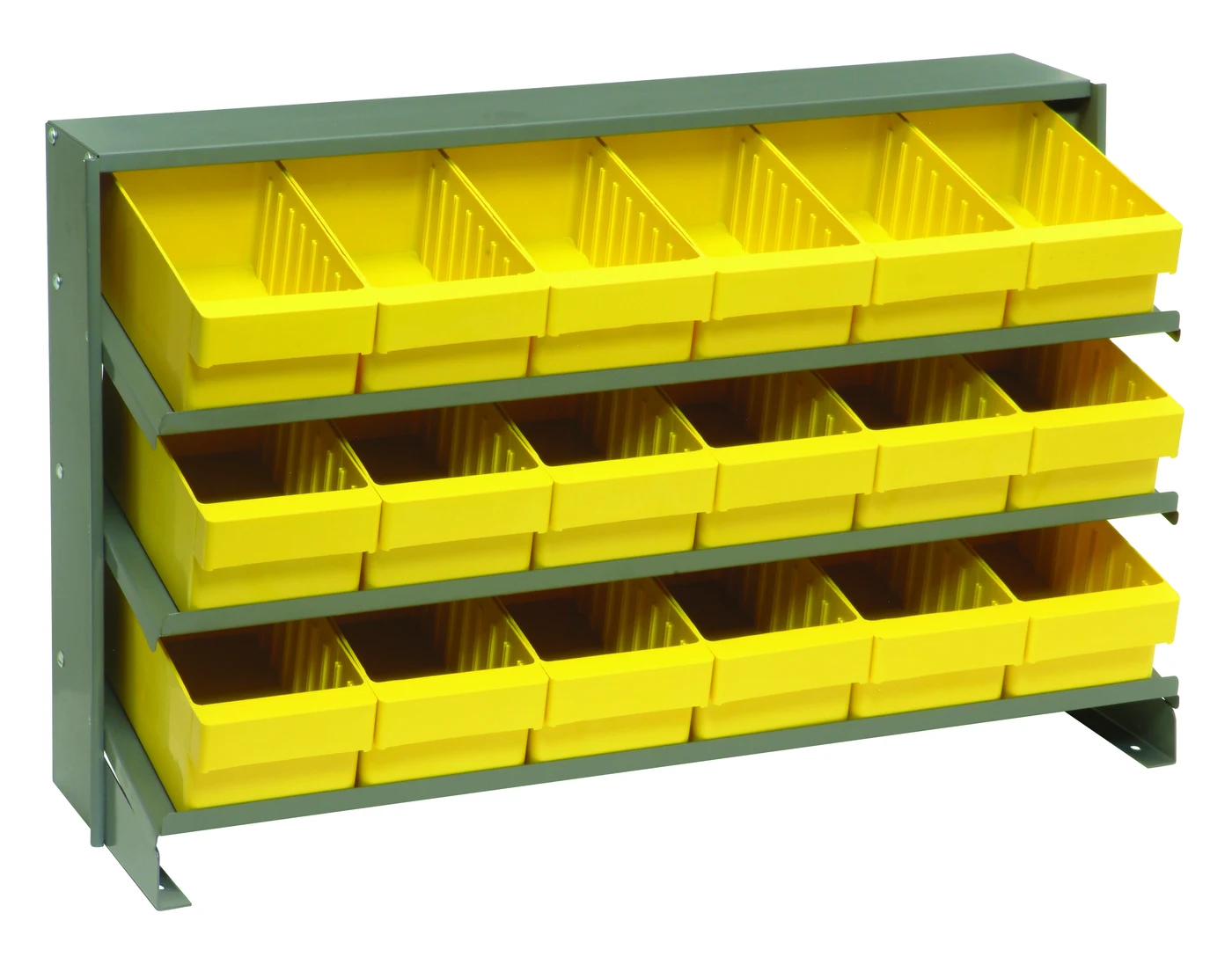 Quantum QPRHA-601YL Pick Rack, 12-1/2"L x 36"W x 23"H, 250 lb capacity, Gray
