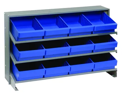 Quantum QPRHA-701BL Pick Rack, 12-1/2"L x 36"W x 23"H, 250 lb capacity, Gray