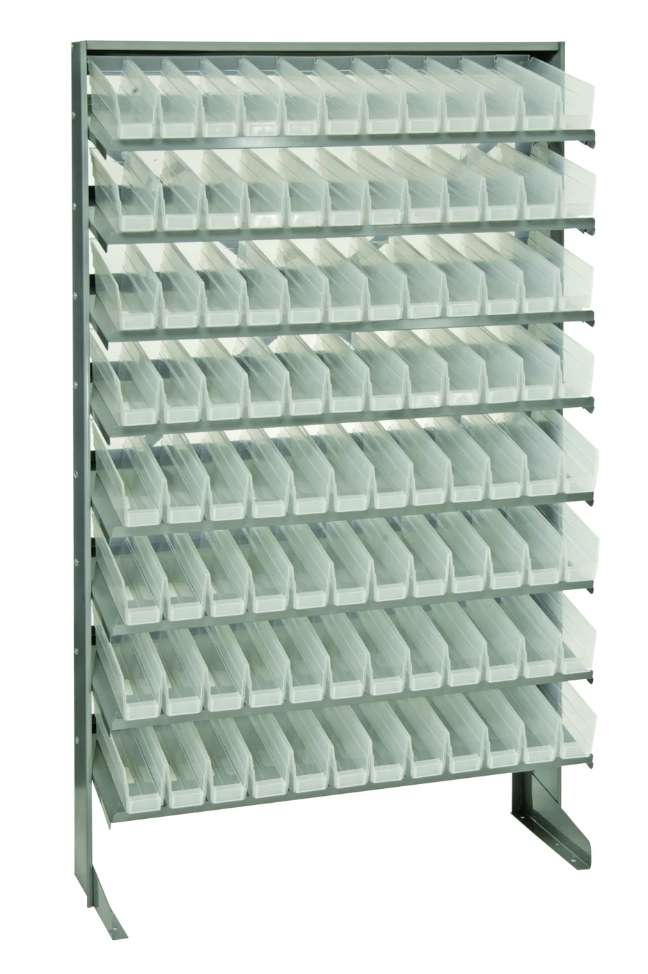 Quantum QPRS-100CL Pick Rack, 12"D x 36"W x 60"H, 400 lb capacity, Gray