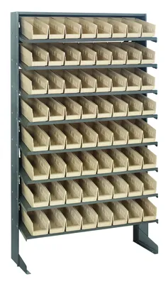Quantum QPRS-101IV Pick Rack, 12"D x 36"W x 60"H, 400 lb capacity, Gray