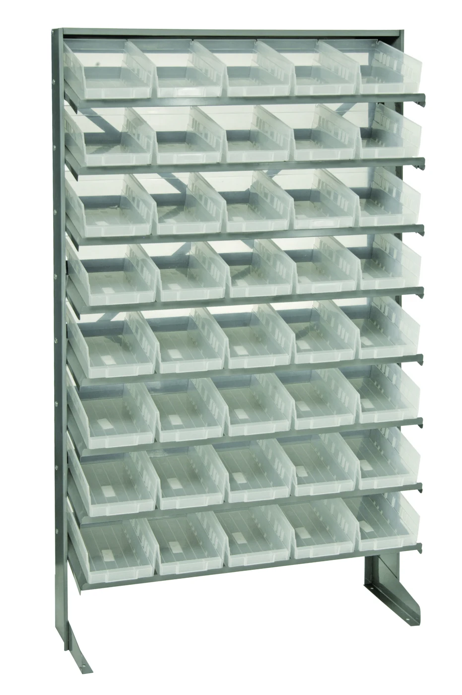 Quantum QPRS-102CL Pick Rack, 12"D x 36"W x 60"H, 400 lb capacity, Gray