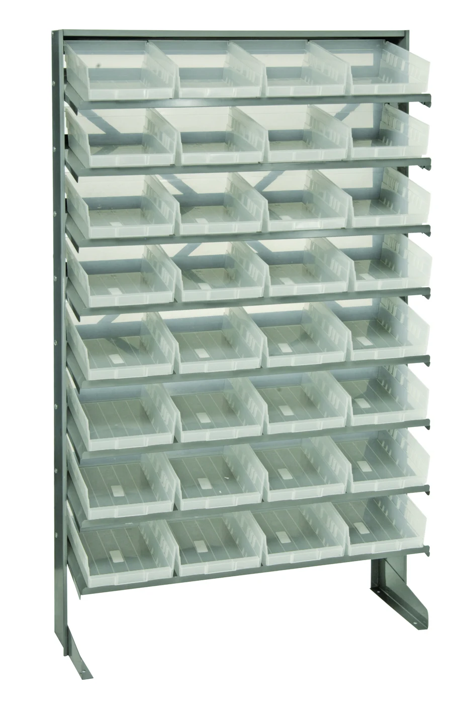 Quantum QPRS-107CL Pick Rack, 12"D x 36"W x 60"H, 400 lb capacity, Gray