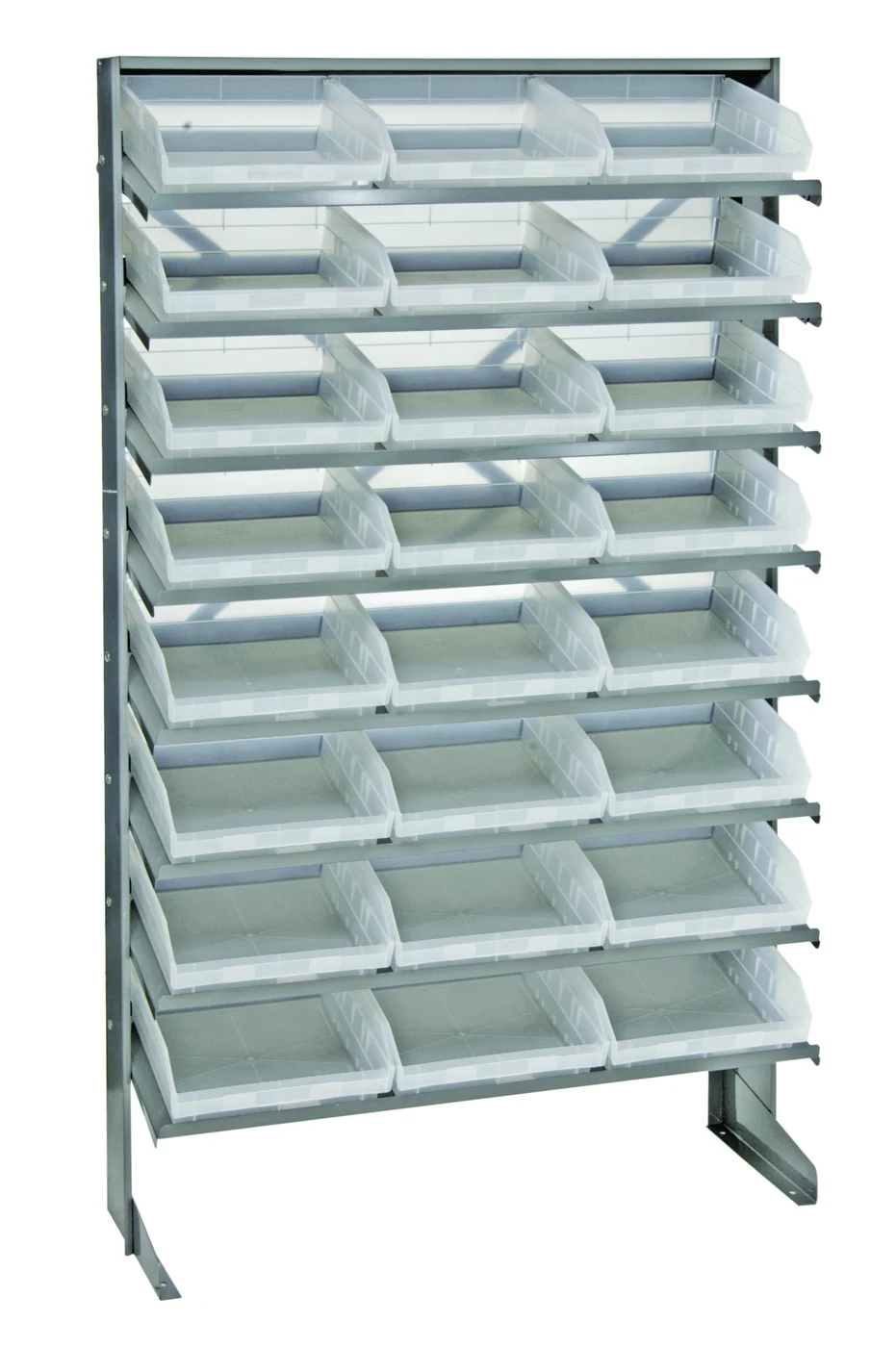 Quantum QPRS-109CL Pick Rack, 12"D x 36"W x 60"H, 400 lb capacity, Gray