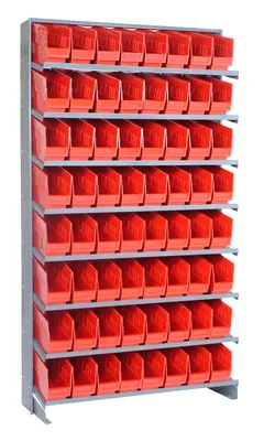 Quantum QPRS-201RD Pick Rack, 12"D x 36"W x 63-1/2"H, 400 lb capacity, Gray