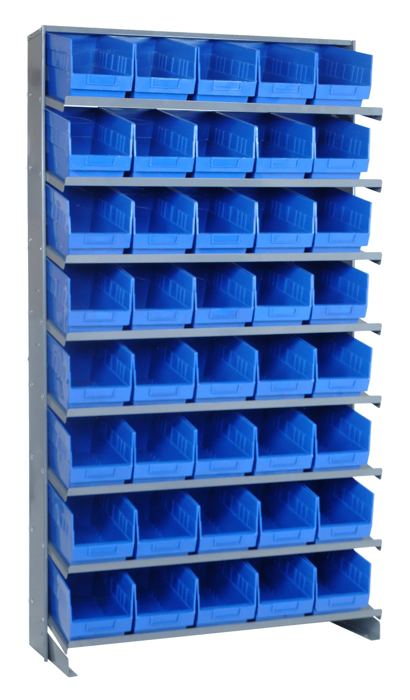 Quantum QPRS-202BL Pick Rack, 12"D x 36"W x 63-1/2"H, 400 lb capacity, Gray