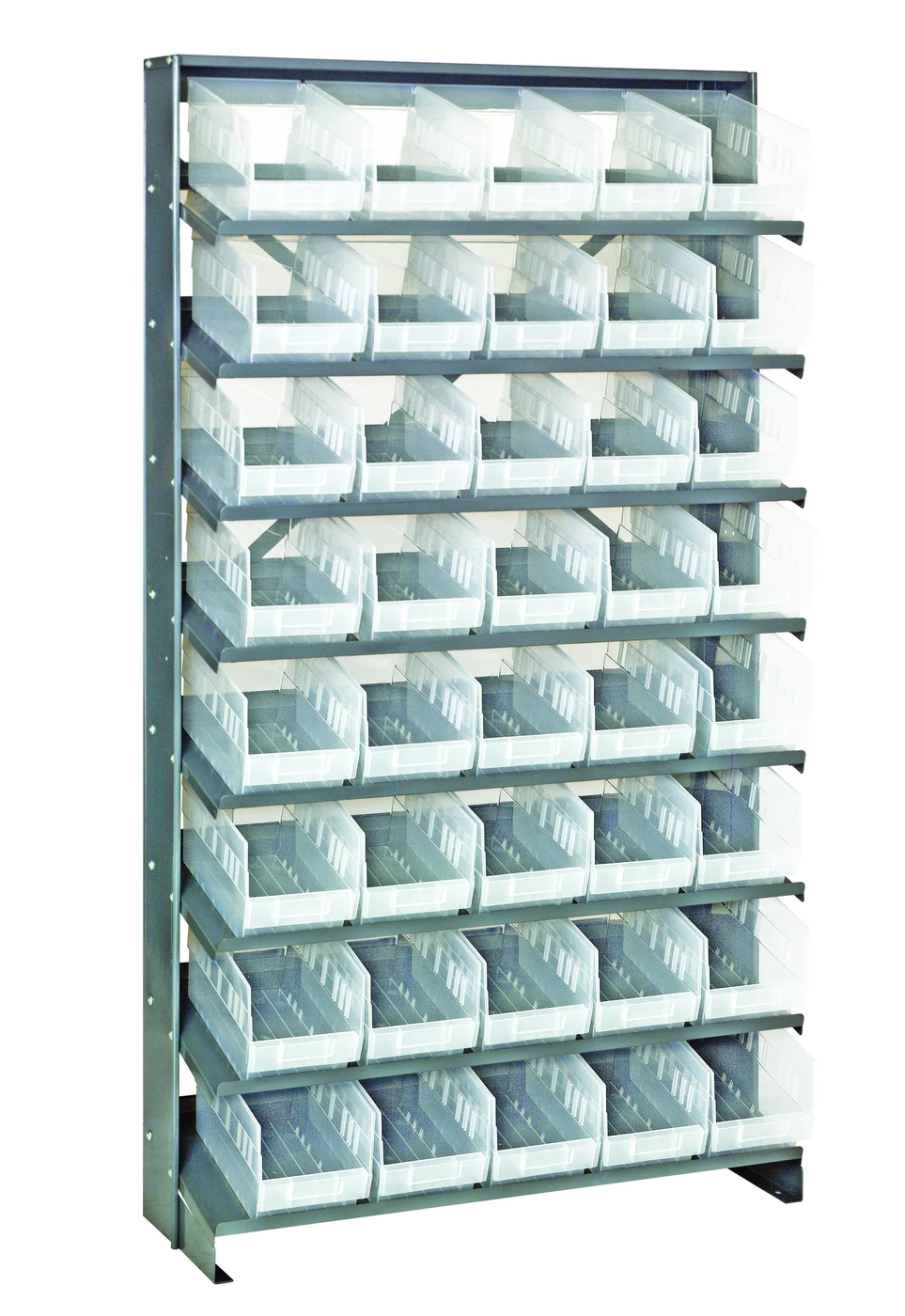 Quantum QPRS-202CL Pick Rack, 12"D x 36"W x 63-1/2"H, 400 lb capacity, Gray